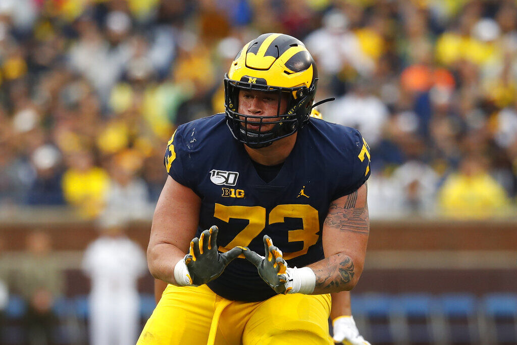 8. Jalen Mayfield (Jr., Michigan, 6-5, 326)